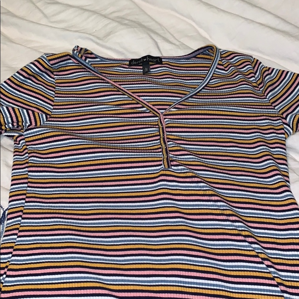 striped body con dress